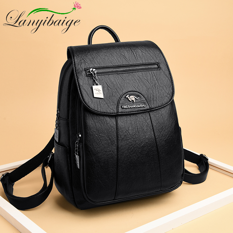 Fashion Backpack Women - 6 renkler kadın sırt çantası 2024