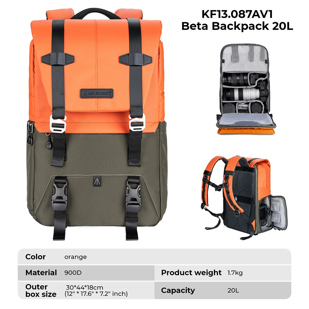 K&F CONCEPT Kamera Sırt Çantas - Rain Cover Backpack incelemesi ve fiyatı
