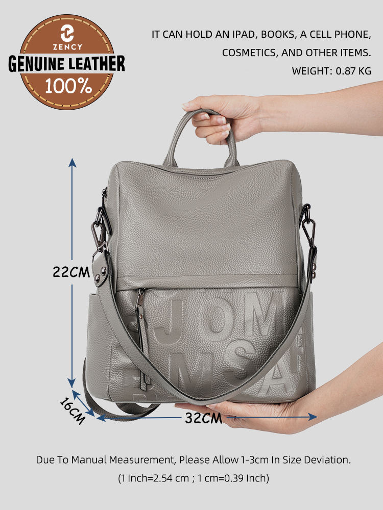 Zency Premium Hakiki Deri Çok  - Fashion Backpack Women incelemesi ve fiyatı