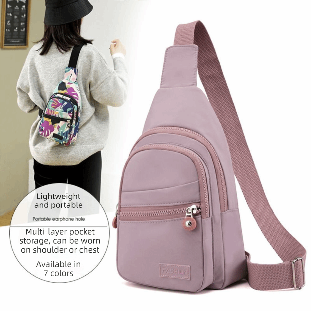 Naylon Kadın Göğüs Çantası Su  - Sling Backpack Shoulder incelemesi ve fiyatı